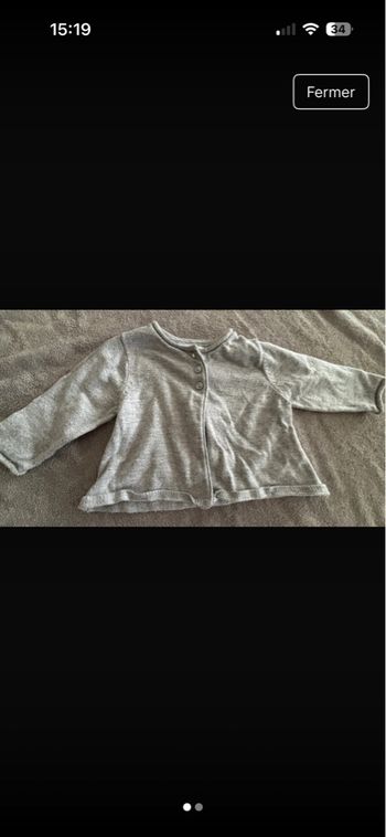 Gilet gris obaïbi 