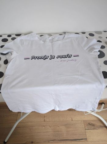 Tee shirt Promis je souris ou pas
