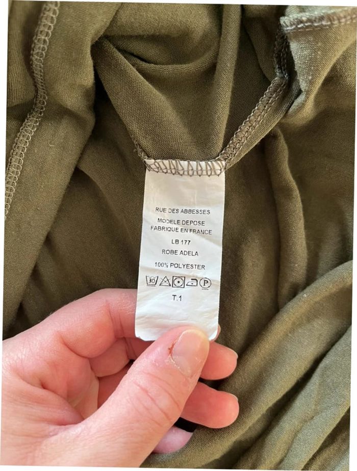 Robe verbe avec pois pailletés doublée taille 1 Rue des Abbesses - photo numéro 5