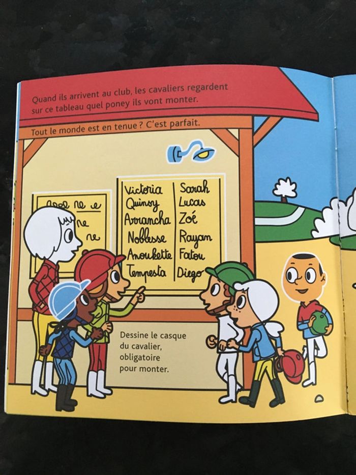 Coloriage Poney-club mes docs Milan - photo numéro 3