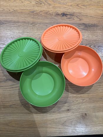 2 bols soleil Tupperware neuf