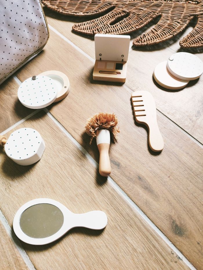 💄Trousse malette beauté maquillage en bois marque Vertbaudet - photo numéro 2