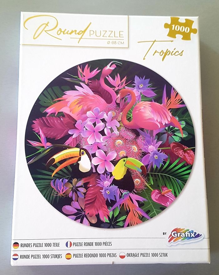 Puzzle 1000 Rond " TROPICS " NEUF
