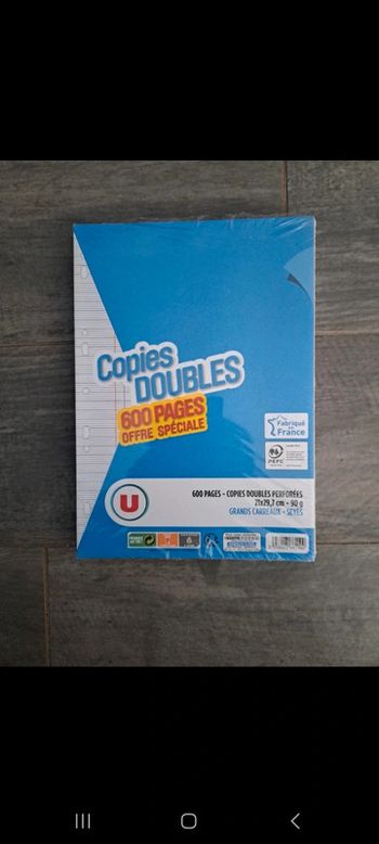 Lot 600 copies doubles U