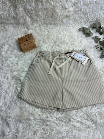 Short beige taille 6-7 ans Lil Atelier