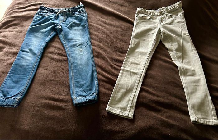 2 jeans 7-8 ans - photo numéro 2