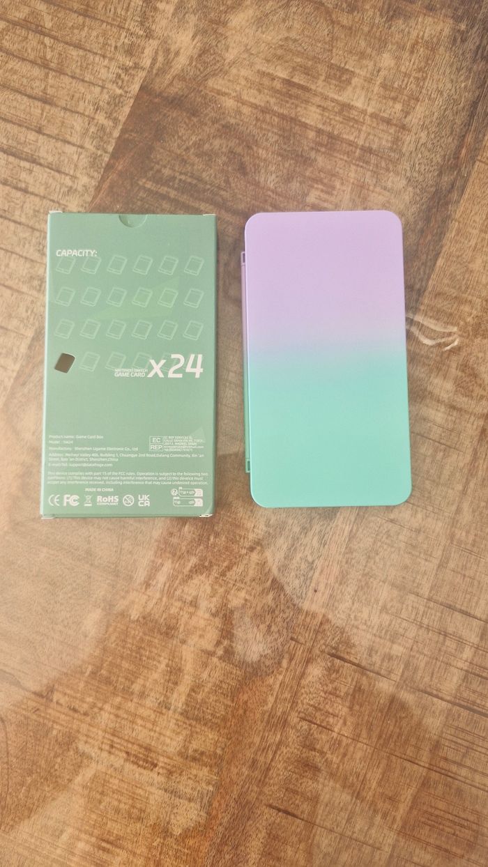 Etui pour 24 jeux Nibte so Switch , couleurs, neuf - photo numéro 3