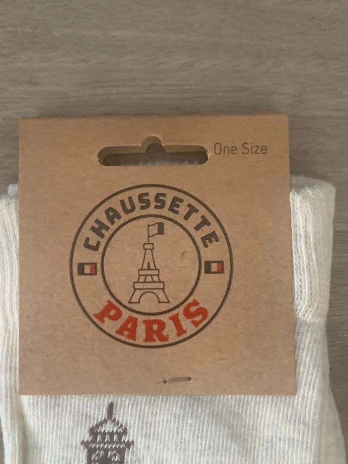 Chaussettes Peintre Parisien BeigeMarron Collection - photo numéro 2