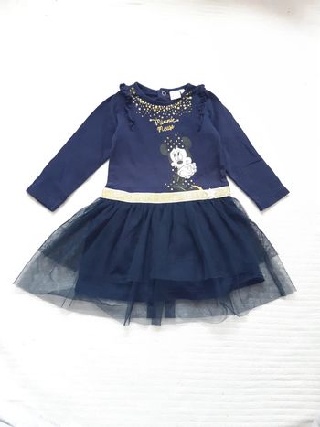 Robe manches longues Minnie Disney 24 mois