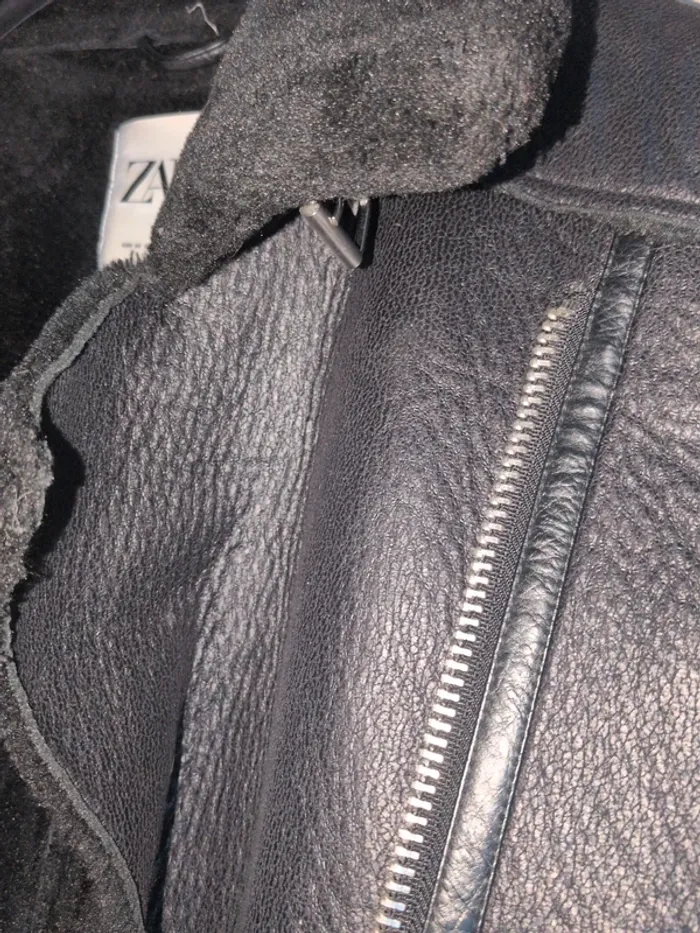 Veste ZARA style aviateur – Taille XS (convient XS-S) - photo numéro 4