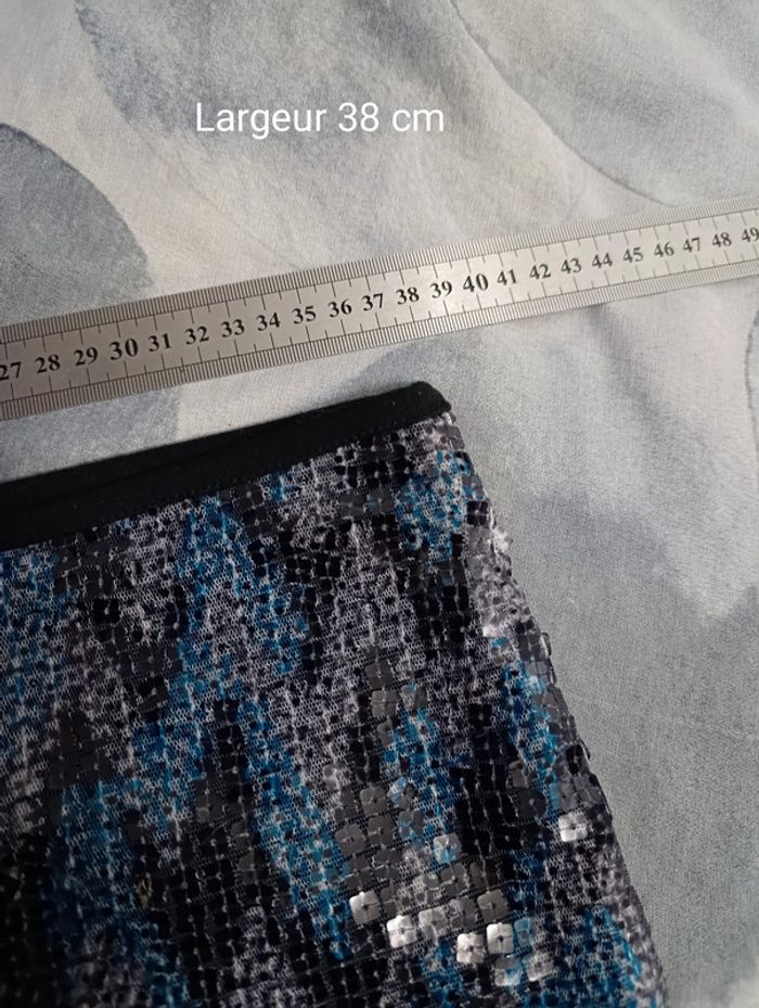 Mini Jupe à sequins Taille M - photo numéro 4