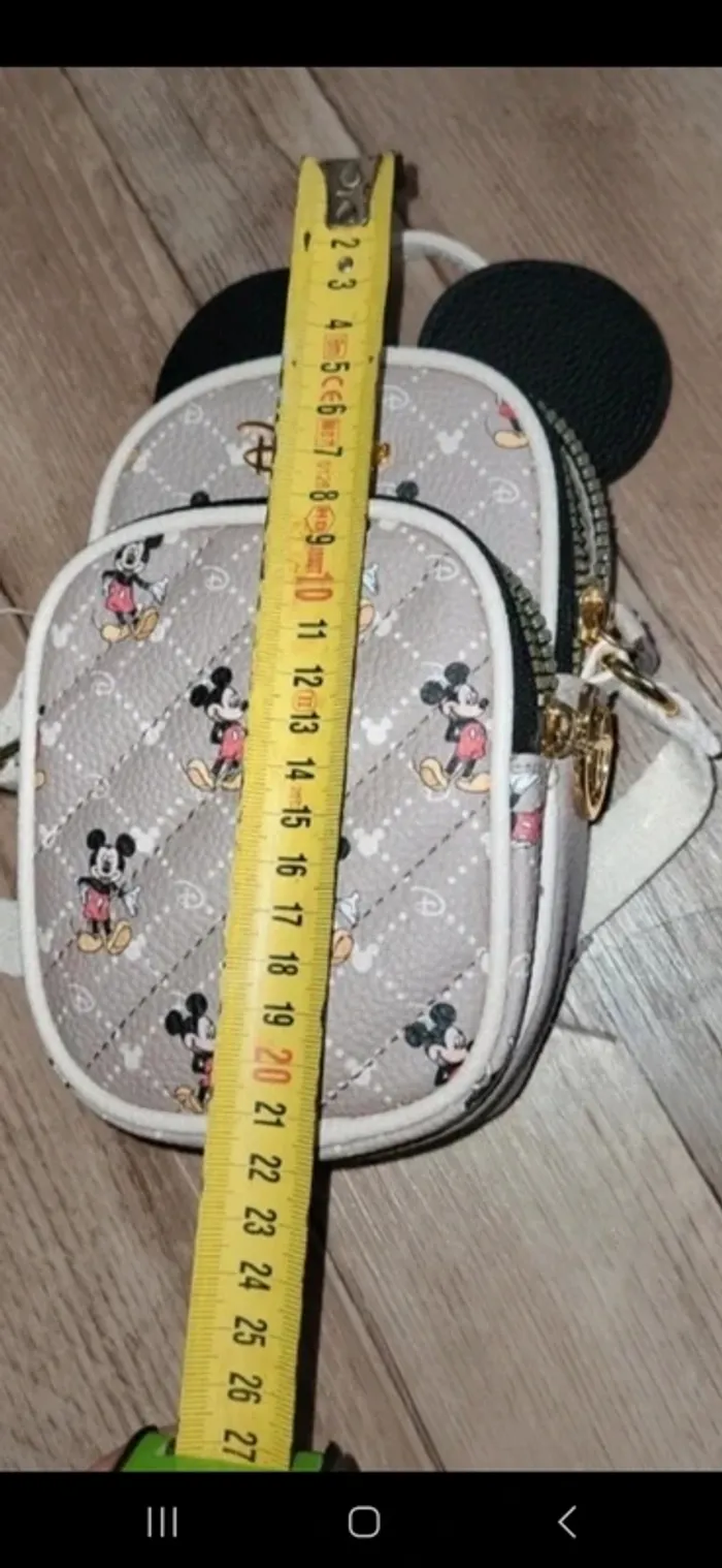 Sac bandoulière mickey beige - photo numéro 6