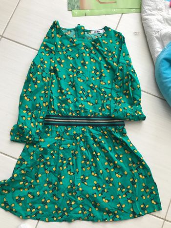 Robe légère verte gemo
