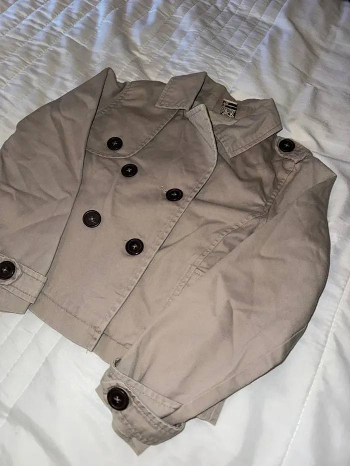 Petite veste semi épaisse trenchs 6 ans - photo numéro 9