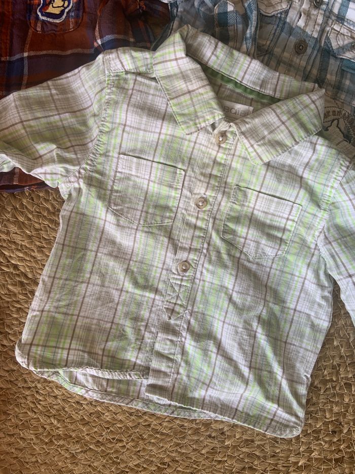 Lot de 4 chemises manches longues garcon taille 3 mois - photo numéro 5