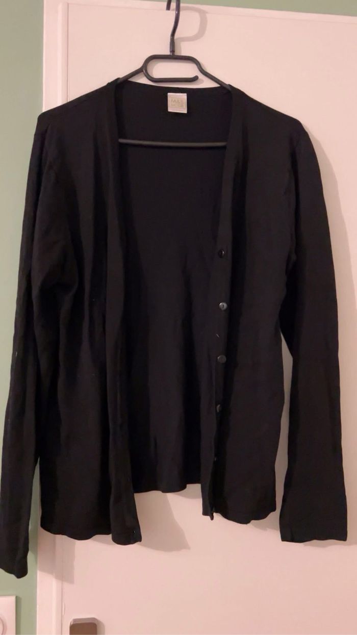 Gilet noir t 40/42 femme