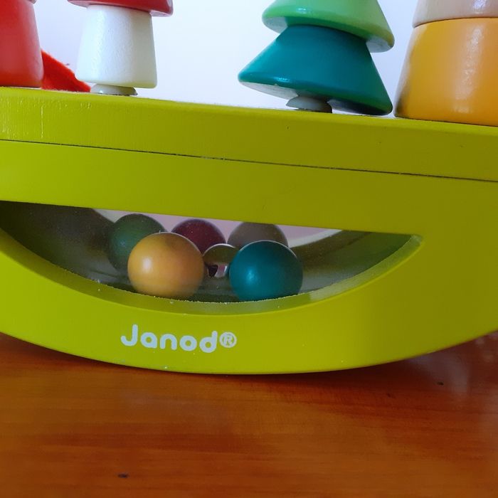 Janod: Boulier & encastrements à bascule *bois massif/métal - photo numéro 8