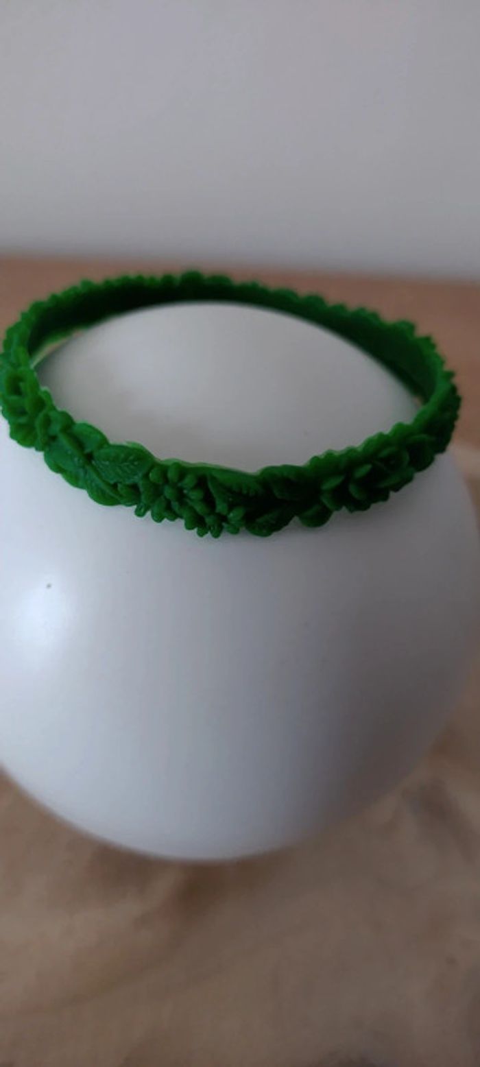 Bracelet silicone boho fleurs 3D - photo numéro 9