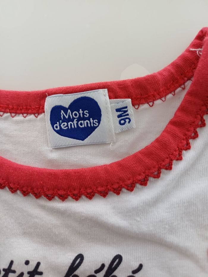 Tee-shirt neuf taille 9 mois - photo numéro 3
