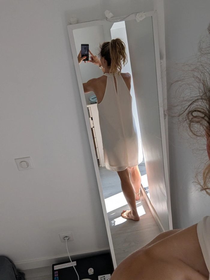 Jolie robe cérémonie saumon