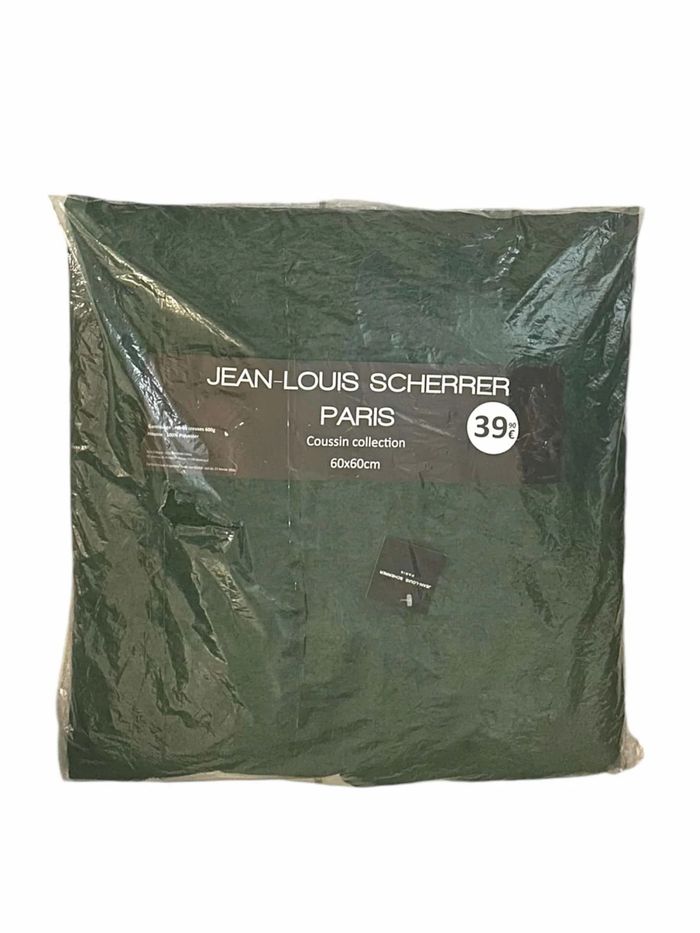 Coussin Jean Louis Scherrer Vert 60x60cm - photo numéro 2