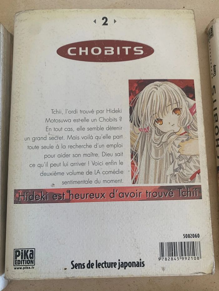 Lot 6 mangas Chobits tome 1 à 6 - photo numéro 3