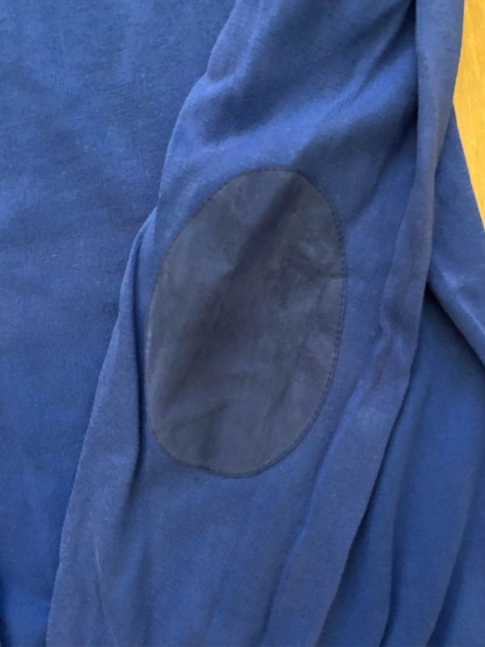 Pull bleu roi homme L - photo numéro 6