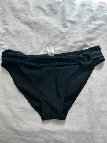 Bas de maillot de bain noir Esther Queen