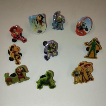 TOY STORY - Lot 10 Pin's Disney Edition Carrefour 2010 - Lot n°05 (OCCASION)
