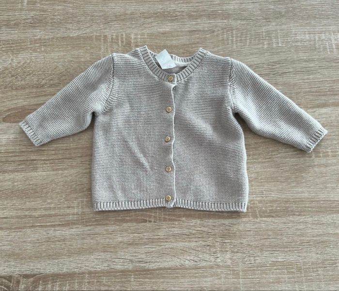 Gilet bébé en maille - H&M - 62cm 3-6 mois