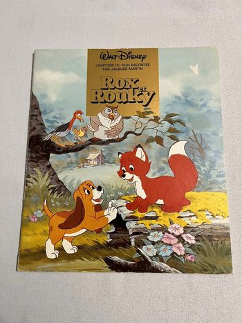 Livre Vintage Rox et Rouky 1993