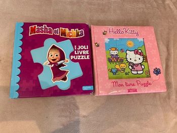 Lot de 2 livres puzzles