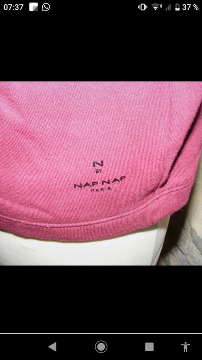 Superbe sweat neuf Naf Naf taille S soit 36/38 - photo numéro 3