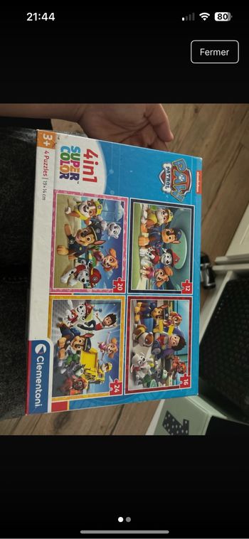 4 puzzles pat patrouille