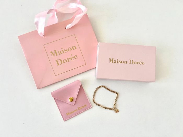 Bracelet doré avec cœur Maison dorée - photo numéro 4