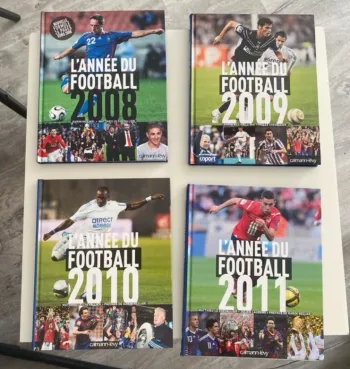 Collection L’année du football 2008,2009.2010,2011