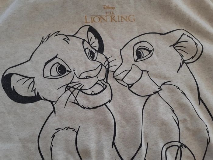 Sweat le roi lion  taille 2XS - photo numéro 4