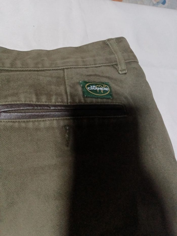 Bermuda en jeans homme Chasse Le Chameau taille 46 rétro vintage ancien - photo numéro 7