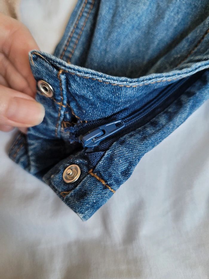 Lot 18 mois salopette ourson en jean et gilet - photo numéro 13