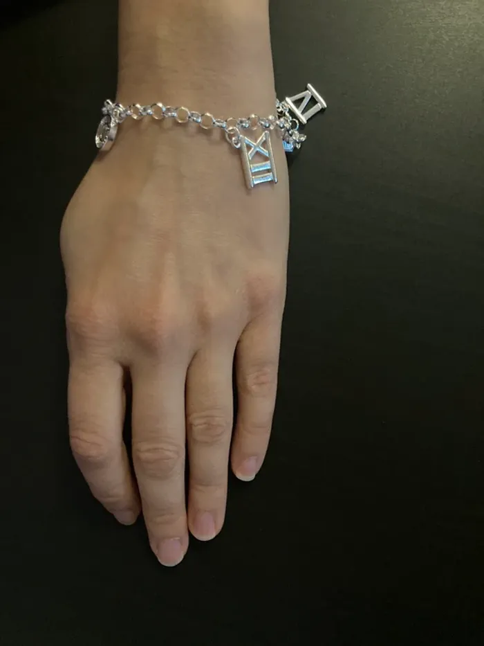 Christian Lacroix bracelet argenté charms breloques - photo numéro 5