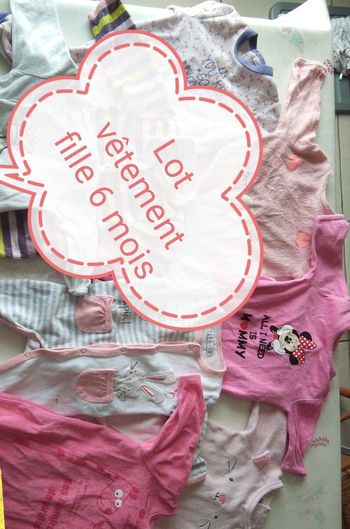 Lot vêtement fille 6 mois