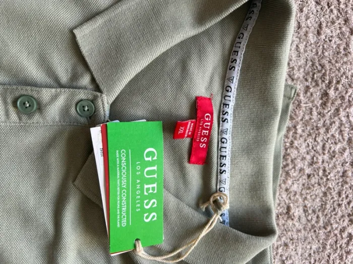 t-shirt GUESS vert clair XXL - photo numéro 4