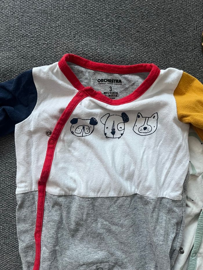 Lot pyjama orchestra 3mois - photo numéro 2