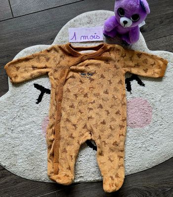 Pyjama chaud 1 pièce 1 mois
