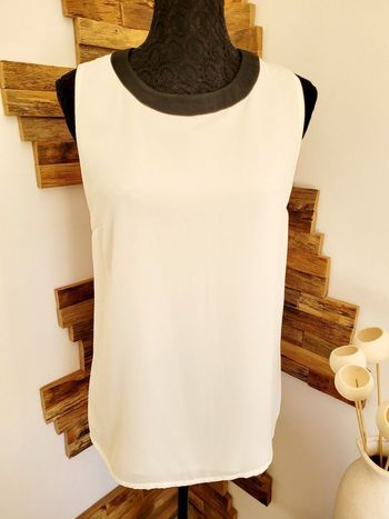 Blouse fluide sans manches Camaieu