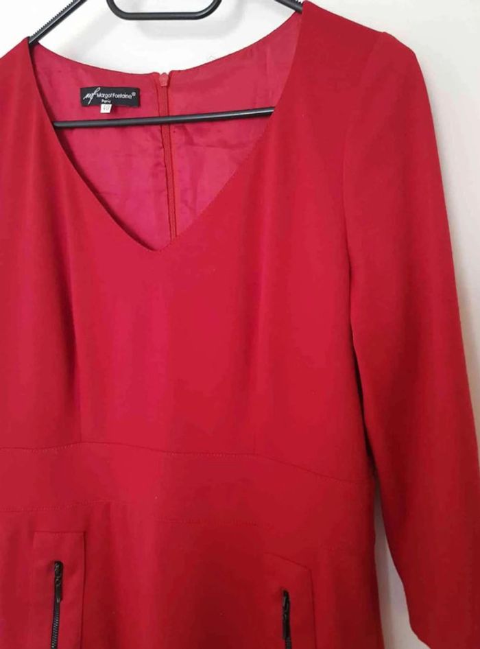 Robe  chic rouge taille  38  40 - photo numéro 2