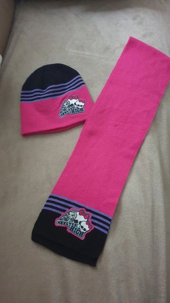 Bonnet echarpe 5/6 ans