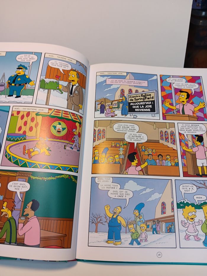 Livre Bande dessinée les Simpson Du homer pour les fêtes - photo numéro 8