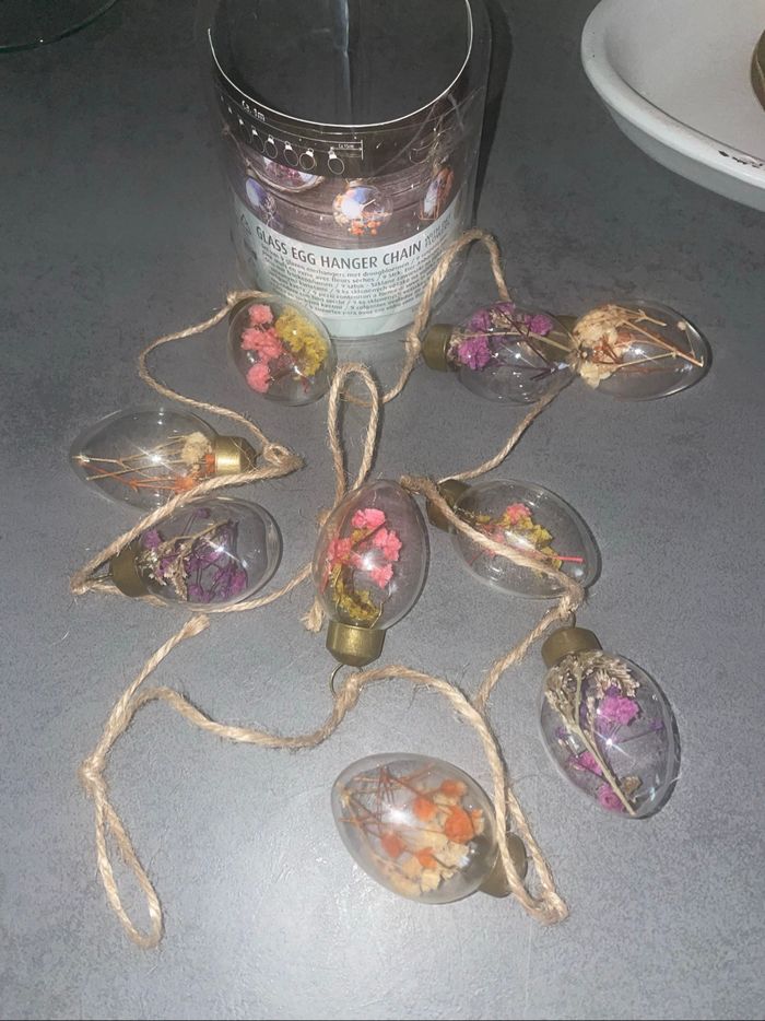 Guirlande fleurs séchées
