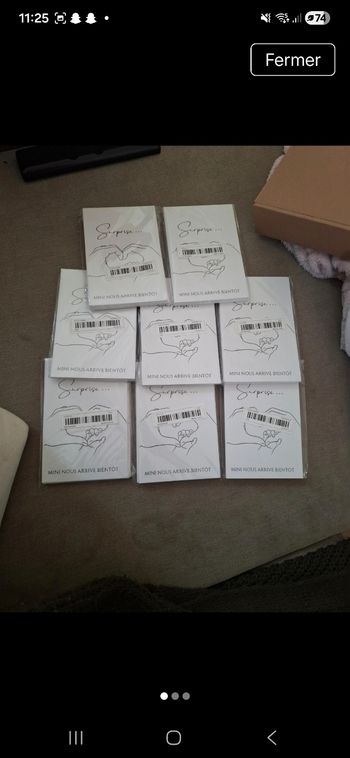 Carte annonce grossesse 